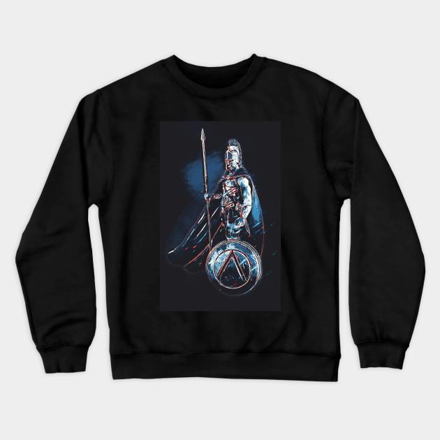 Spartan Hoplite Crewneck Sweatshirt by ErianAndre